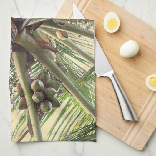 Summer Thormed Tropical Fruits Kitchen Towel Theedoek (Quarter Fold)