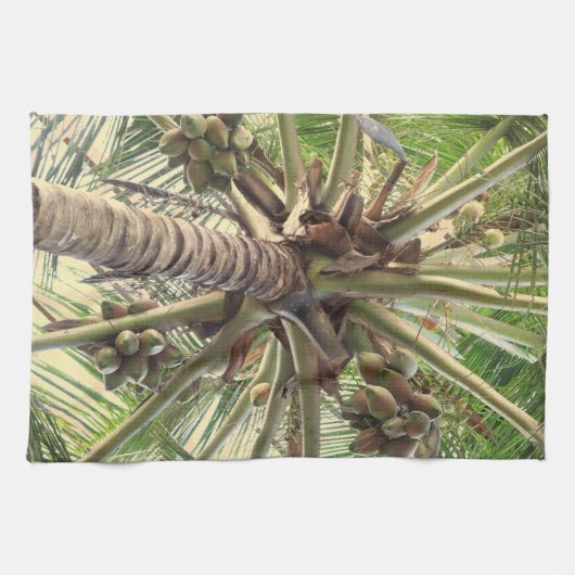 Summer Thormed Tropical Fruits Kitchen Towel Theedoek (Horizontaal)