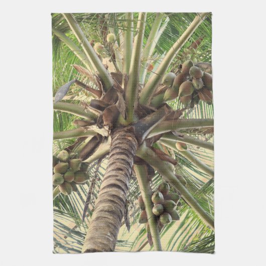 Summer Thormed Tropical Fruits Kitchen Towel Theedoek (Verticaal)