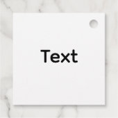 Summer Tiki Pineapple Luau Bedankjes Labels (Achterkant)