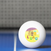 Summer Tiki Pineapple Luau Pingpongbal (Net)