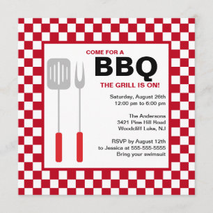 Summer Time BBQ Uitnodiging