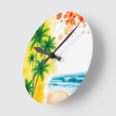“Summer Time” beach design Ronde Klok (Hoek)