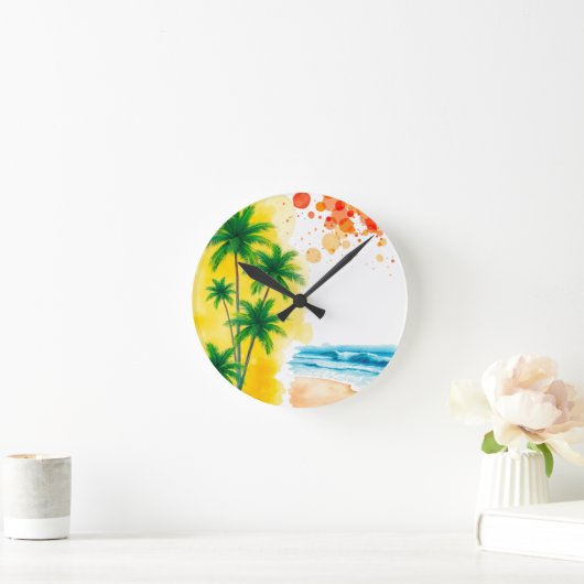 “Summer Time” beach design Ronde Klok (Huis)