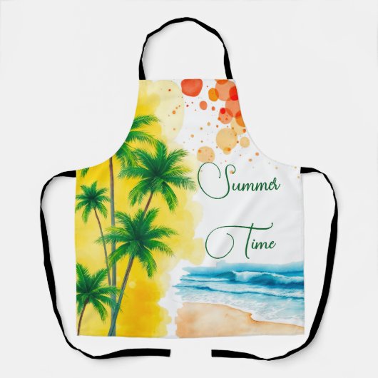 “Summer Time” beach design Schort (Voorkant)