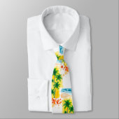 “Summer Time” beach design  Stropdas (Gebonden)