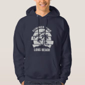Summer Time California Long Beach Hoodie (Voorkant)