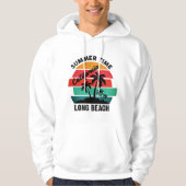 Summer Time California Long Beach Hoodie (Voorkant)