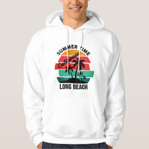 Summer Time California Long Beach Hoodie