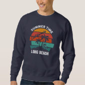 Summer Time California Long Beach Sweatshirt (Voorkant)