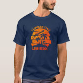 Summer Time California Long Beach T-Shirt (Voorkant)