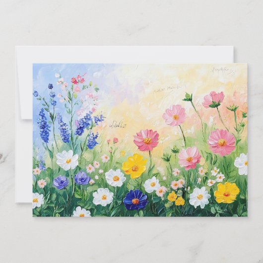 Summer time flat feestdagenkaart (Voorkant)