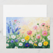 Summer time flat feestdagenkaart (Voorkant / Achterkant)