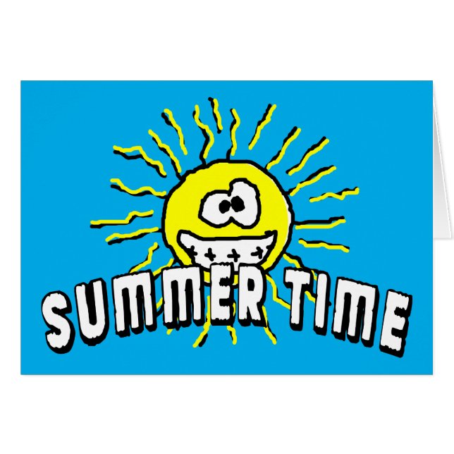 Summer Time - Happy Sun (Voorkant Horizontaal)