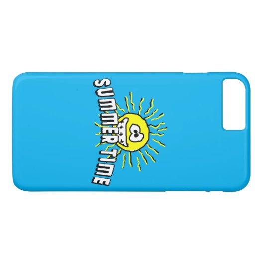 Summer Time - Happy Sun Case-Mate iPhone Case (Achterkant (Horizontaal))