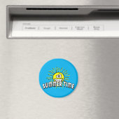 Summer Time - Happy Sun Magneet (Insitu (Vaatwasser))