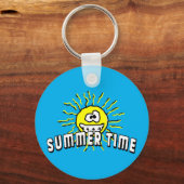 Summer Time - Happy Sun Sleutelhanger (Voorkant)