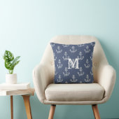 Summer Time Monogrammed Ocean Kussen (Stoel)
