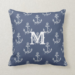 Summer Time Monogrammed Ocean Kussen