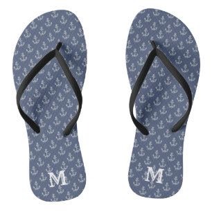 Summer Time Monogrammed Ocean Teenslippers