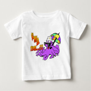 Summer Time Octopus Toddler Ruffle T-shirt