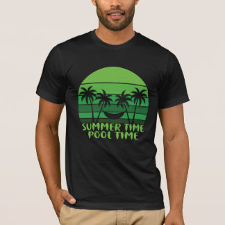SUMMER TIME POOLTIJD. T-SHIRT