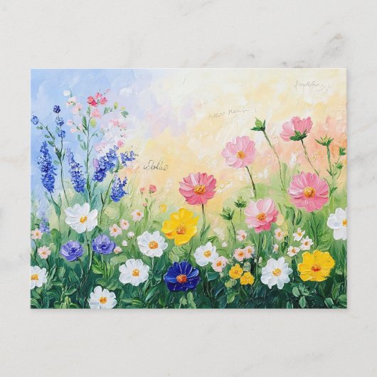 Summer time Postcard Briefkaart (Voorkant)