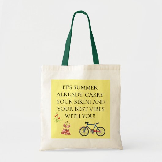 Summer tote bag (Voorkant)