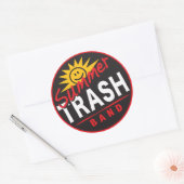 Summer Trash Band Round Sticker (Envelop)