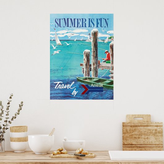 Summer Travel Poster (Keuken)