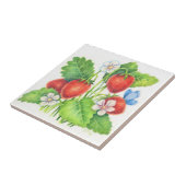 Summer Treat - Aardbei Tile Tegeltje (Zijkant)