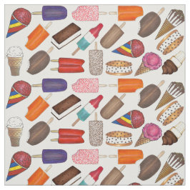 Summer Treatment of Ice Cream Man Popsicles Food F Stof