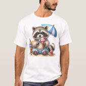 Summer Treats Racoon T-shirt (Voorkant)