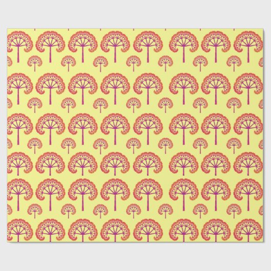 Summer Trees Cadeaupapier (Vlak)