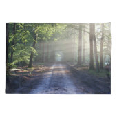 Summer Trees die Dirt Road beslaan Kussensloop (Achterkant)
