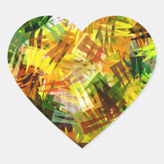 SUMMER TREES HART STICKER (Voorkant)