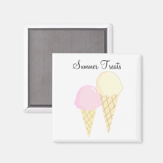 Summer Trees Magneet (Voorkant / Achterkant)