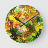 SUMMER TREES RONDE KLOK (Voorkant)