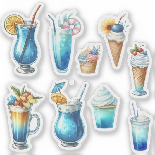 Summer Trees Sticker (Voorkant)