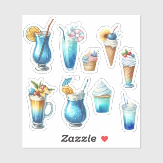 Summer Trees Sticker (Vel)