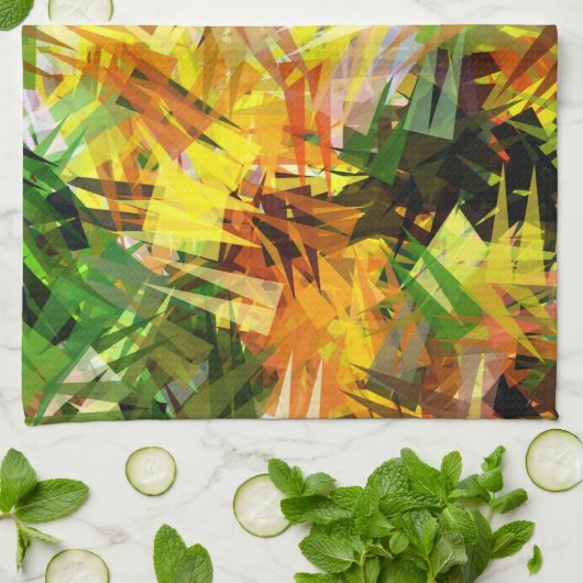 SUMMER TREES THEEDOEK (Gevouwen)