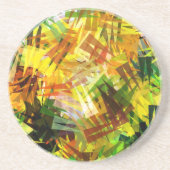 SUMMER TREES ZANDSTEEN ONDERZETTER (Voorkant)