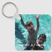 Summer Trip Photo for Grandma en Grandpa Sleutelhanger (Voorkant)