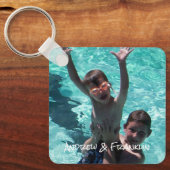 Summer Trip Photo for Grandma en Grandpa Sleutelhanger (Voorkant)