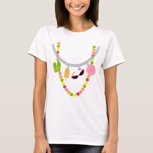 Summer Trompe L'Oeil Necklace Shirt (Voorkant)