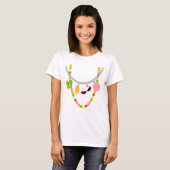 Summer Trompe L'Oeil Necklace Shirt (Voorkant volledig)