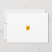 Summer Tropical Bamboo Tiki Beach Kaart (Achterkant)