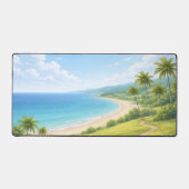 Summer Tropical Coast Mouse Pad (Voorkant)