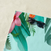 Summer Tropical Floral Strandlaken (In situ)