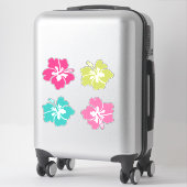 Summer Tropical Flowers Sticker (Koffer)